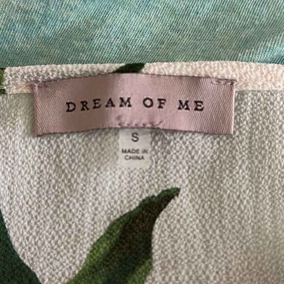 Dream of me Lemon Print Faux Wrap High Low Dress SMALL - Picture 13 of 15